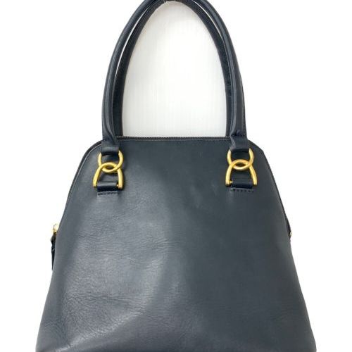 サザビー SAZABY レザー ラージサイズ トートバッグ ネイビー サザビー SAZABY レザー ラージサイズ トートバッグ ネイビー