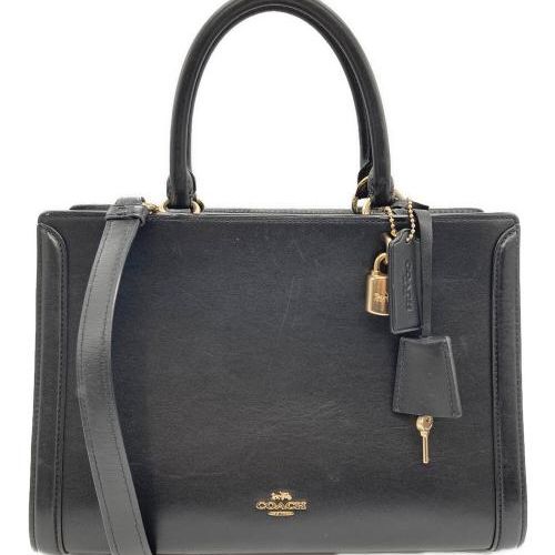 COACH コーチ F58846 ロゴ トートバッグ レザー レディース 中古