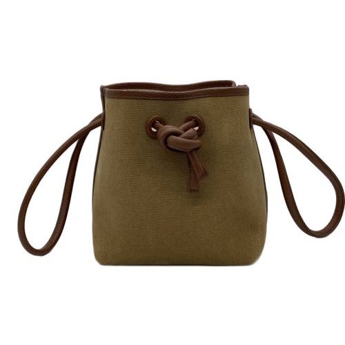 中古・古着通販】VASIC (ヴァジック) 巾着ショルダーバッグ ベージュ