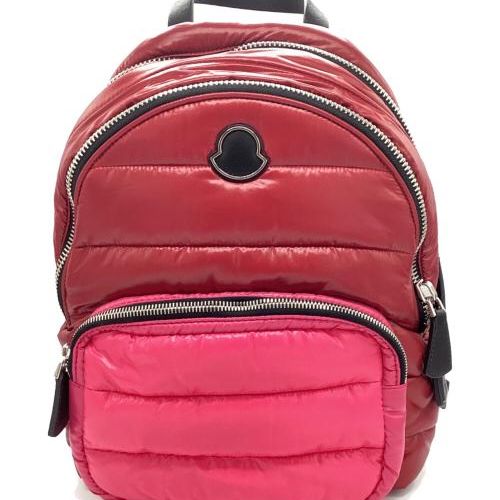 中古・古着通販】MONCLER (モンクレール) リュック レッド×ピンク