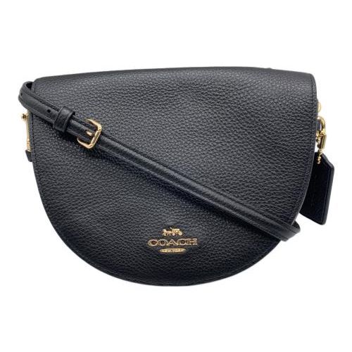 【美品】COACHショルダーバック 中古・古着通販】COACH (コーチ) ショルダーバッグ ブラック｜ブランド