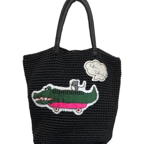 中古・古着通販】LUDLOW (ラドロー) トートバッグ ブラック｜ブランド