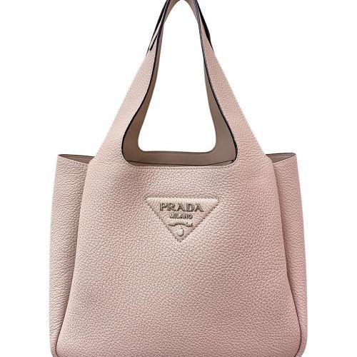中古・古着通販】PRADA (プラダ) レザー トートバッグ ピンクベージュ