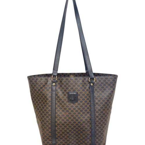 中古・古着通販】CELINE (セリーヌ) マカダム柄トートバッグ