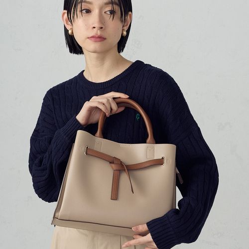 リボンあおりトートバッグ（95-20BO10-206）｜モノコムサ（MONO COMME