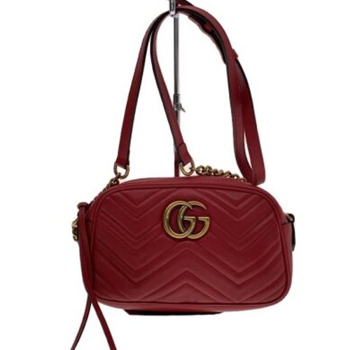 GUCCI(グッチ) / ショルダーバッグ/レザー/レッド/447632/グッチ