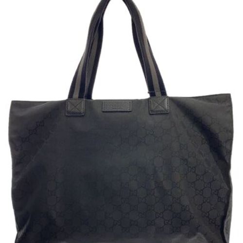 Mahalo! ✨ GUCCI ナイロンボストン トートバッグ GUCCI(グッチ) / トートバッグ/ナイロン/BLK/総柄// | 中古品の