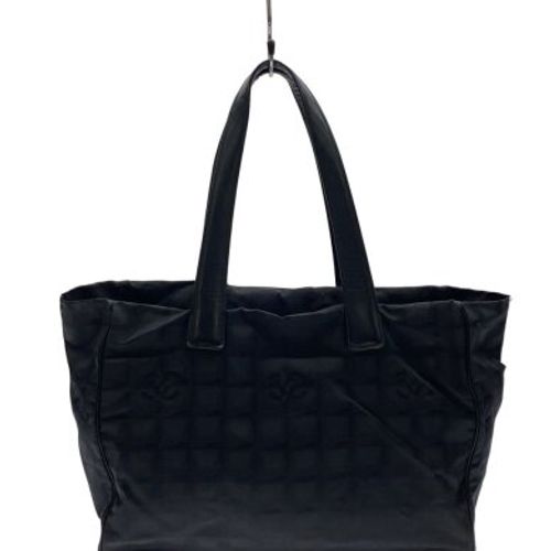 早い者勝ち！❤CHANEL❤ 非売品 トートバッグ ブラック 大容量 CHANEL(シャネル) / トートバッグ/ナイロン/BLK/総柄 | 中古品の