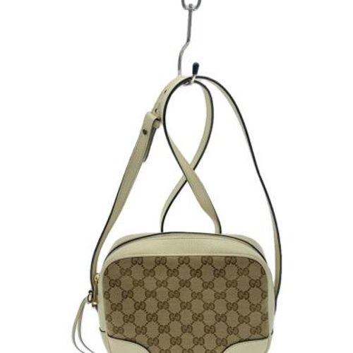 GUCCI(グッチ) / ショルダーバッグ_GGキャンバス/レザー/WHT/総