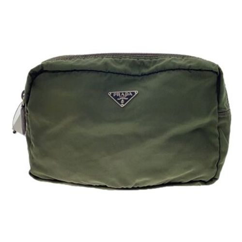 PRADA(プラダ) / ポーチ/ナイロン/GRN/無地/MV348 | 中古品の