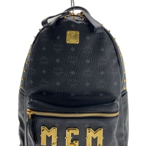 MCM(エムシーエム) / リュック/レザー/BLK/総柄/金具傷有 | 中古品の