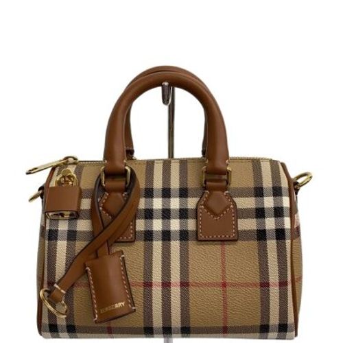BURBERRYS / ボストンバッグ/--/CML/チェック BURBERRY(バーバリー) / Mini Check Bowling Bag/ショルダーバッグ