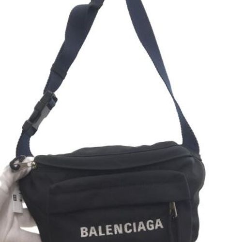 BALENCIAGA(バレンシアガ) / ショルダーバッグ/--/BLK/wheel beltpack// | 中古品の販売・通販ならセカンドストリート