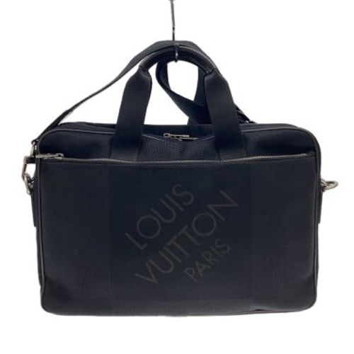 LOUIS VUITTON◇アソシエPM_ダミエ・ジェアン/ナイロン/BLK