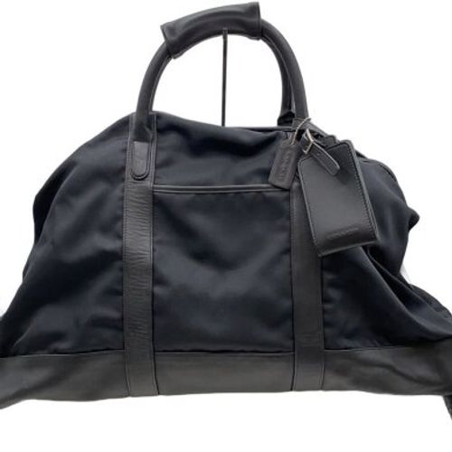 COACH(コーチ) / 2WAY/ボストンバッグ/レザー/ナイロン/ブラック/5497