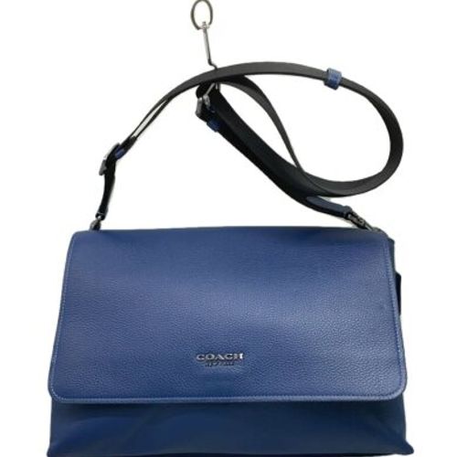 COACH(コーチ) / ケイレブメッセンジャーバッグ/レザー/BLU