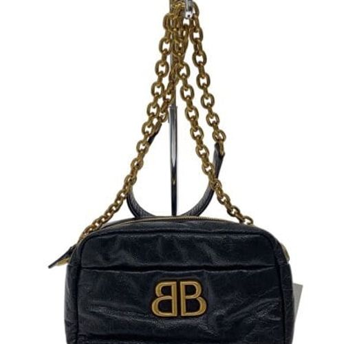 BALENCIAGA(バレンシアガ) / ショルダーバッグ/レザー/BLK/無地/806459