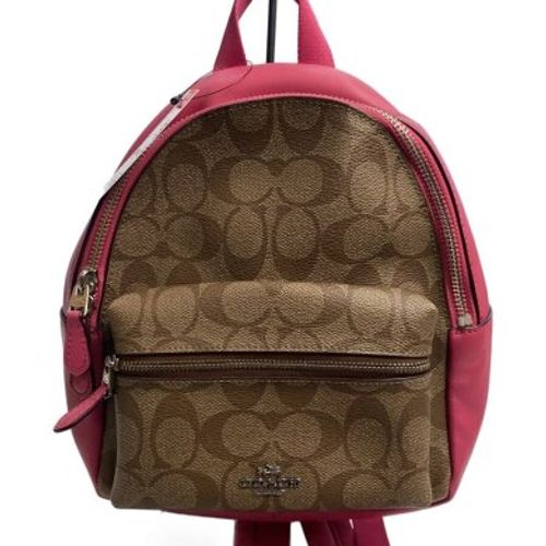 COACH(コーチ) / ミニ・チャーリー・バックパック_シグネチャー_ピンク