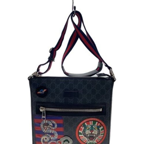 GUCCI ショルダー バッグ 大型 グッチ GUCCI(グッチ) / ショルダーバッグ/--/BLK/総柄/474137 | 中古品