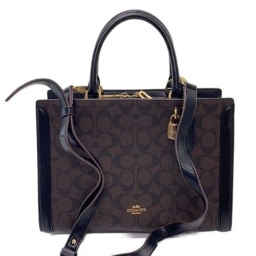 COACH(コーチ) / ハンドバッグ/レザー/BRW/総柄/69076 | 中古品