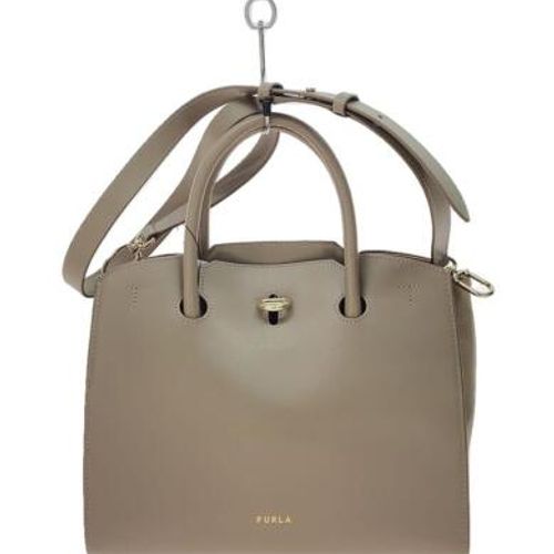 中古FURLA GENESI トートバッグL ブラック スカーフ付