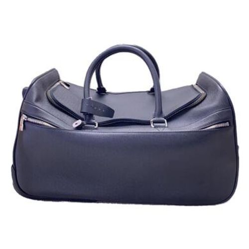 LOUIS VUITTON◆エオール50_タイガ_BLK/レザー/ブラック LOUIS VUITTON LV 50 Black Epi KeepAll Boston Weekend Travel