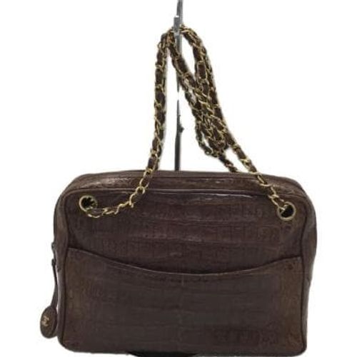 CHANEL(シャネル) / ショルダーバッグ/ハンドバッグ/レザー/BRW/内側