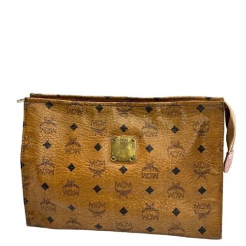 MCM(エムシーエム) / クラッチバッグ/レザー/BRW/総柄/P9349 | 中古品