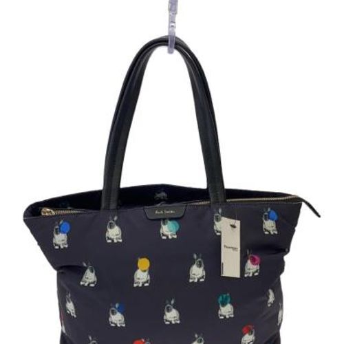 Paul Smith ネイビー トートバッグ　新品未使用品 カラーブロックレザー トートバッグ（ネイビー） ｜ポール・スミス