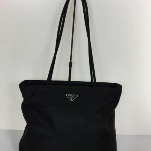 PRADA(プラダ) / トートバッグ/ナイロン/BLK/無地 | 中古品の販売・通販ならセカンドストリート