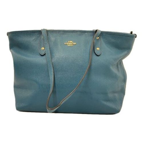 COACH(コーチ) / コーチ/ハンドバッグ/レザー/ブルー/F58846