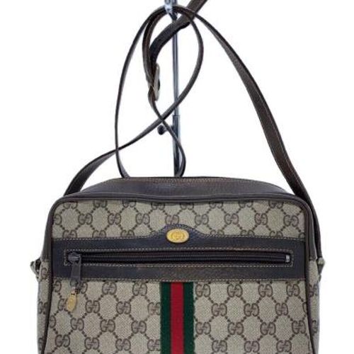 GUCCI(グッチ) / ショルダーバッグ/PVC/BEG/総柄/72.001.4071