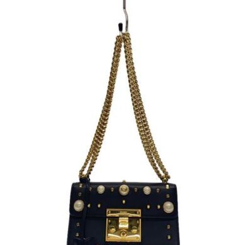 GUCCI(グッチ) / パドロックチェーンショルダーバッグ/スタッズ