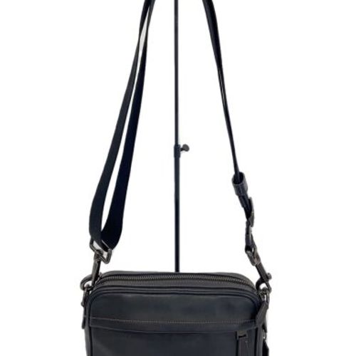 COACH(コーチ) / graham crossbody/ショルダーバッグ/レザー/BLK