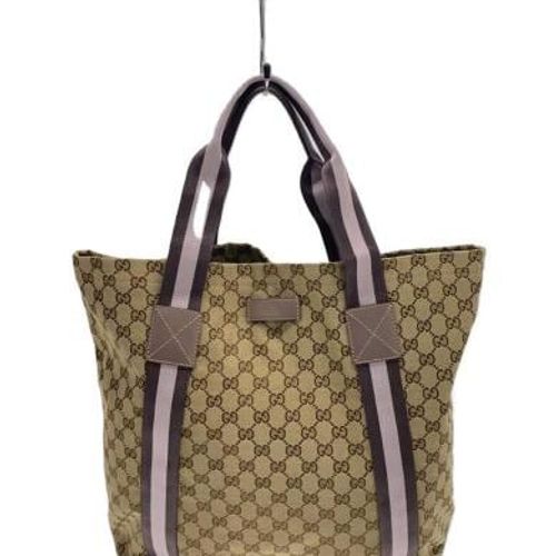 GUCCI ベージュ トートバッグ ※値下げ交渉応じます！ GUCCI（グッチ） バッグ レディース トートバッグ オープントート