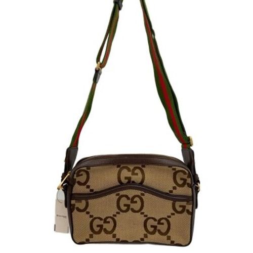 GUCCI(グッチ) / ショルダーバッグ_ジャンボGGキャンバス/キャンバス