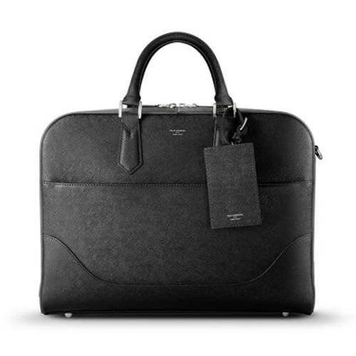 PELLE MORBIDA ブリーフケース Capitano 黒 CA104 PELLE MORBIDA