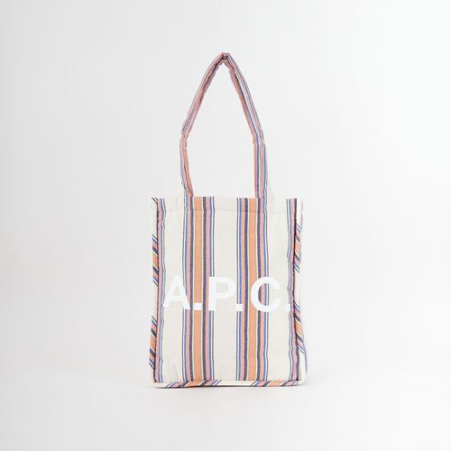 A.P.C｜アーペーセー FLORAL LOU TOTE キャンバス トートバッグ トートバッグ 花柄 TOTE LOU 21E コットン ネイビー（2021/10/17