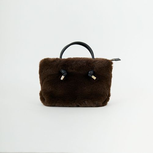 VIOLAdORO [ヴィオラドーロ] ELMO エコファーバッグ [V-8763