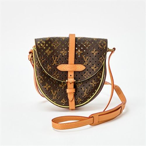 LOUIS VUITTON シャンティ モノグラムペルフォ PM ショルダーバッグ M94086 ブラウン グリーン ゴールド PVC レザー |  MixTHINKS（ミックスシンクス） ｜ 中古ブランド品・ブランド古着のセレクトショップ