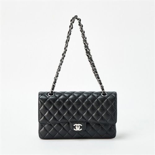 CHANEL マトラッセ 25 ダブルフラップダブルチェーン ショルダーバッグ ブラック シルバー キャビアスキン |  MixTHINKS（ミックスシンクス） ｜ 中古ブランド品・ブランド古着のセレクトショップ