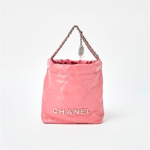 CHANEL シャネル22 ミニ ショルダーバッグ AS3980 ピンク シルバー レザー | MixTHINKS（ミックスシンクス） ｜  中古ブランド品・ブランド古着のセレクトショップ