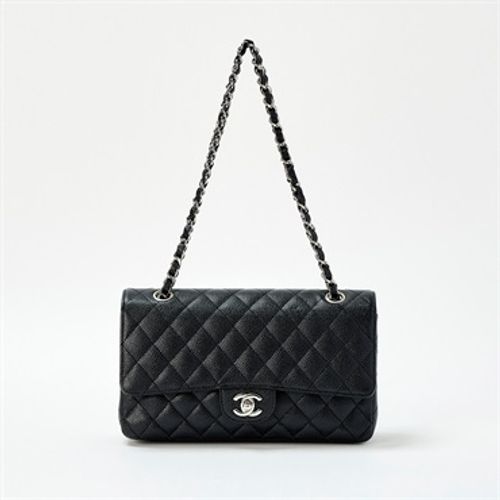 CHANEL マトラッセ 25 ダブルフラップダブルチェーン ショルダーバッグ ブラック シルバー キャビアスキン |  MixTHINKS（ミックスシンクス） ｜ 中古ブランド品・ブランド古着のセレクトショップ