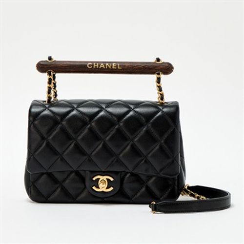 CHANEL マトラッセ シングルフラップシングルチェーン ショルダーバッグ AS4151 ブラック ブラウン ゴールド ラムスキン |  MixTHINKS（ミックスシンクス） ｜ 中古ブランド品・ブランド古着のセレクトショップ