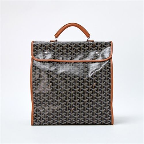 GOYARD サン・レジェ バックパック ブラウン ブラック ホワイト PVC | MixTHINKS（ミックスシンクス） ｜  ヴィンテージアイテム・中古ブランド品・ブランド古着のセレクトショップ