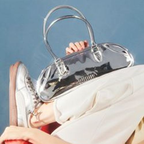 emmi×PUMA】WIDE BOSTON METALLIC BAG（ボストンバッグ）｜PUMA