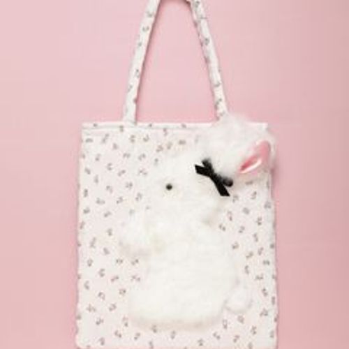 フラットポーチ♥ペタンコトートバック♥ウサギ柄♥オーダー受け付け専用ページ♥ Ball＆Chain 【即納】 ボールアンドチェーン 正規品 D.M.RABBIT