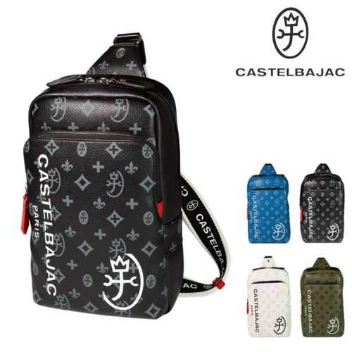 CASTELBAJAC ボディバッグ ブラック/ホワイト CASTELBAJAC ボディバッグ ブラック/ホワイト カステル