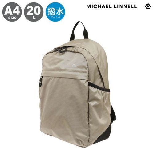 【レビュー投稿で+5％還元】マイケルリンネル リュック ユニセックスMLRT-01 MICHAEL LINNELL リュックサック デイパック バックパック ナイロン 20L A4 軽量 撥水 通勤 通学 旅行 トラベル アウトドア クリスマス_mp マイケルリンネル リュック ユニセックス MLRT-01 MICHAEL LINNELL