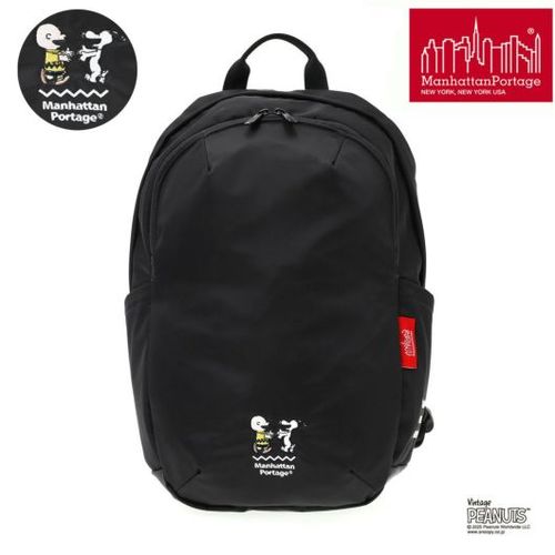 極美品　マンハッタンポーテージ　スヌーピー リュック　コラボ　黒 mp2292jrpns25_1.jpg